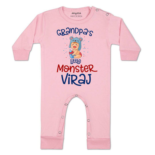 Arvesa Grandpa Little Monster Baby Boy & Girl Dress