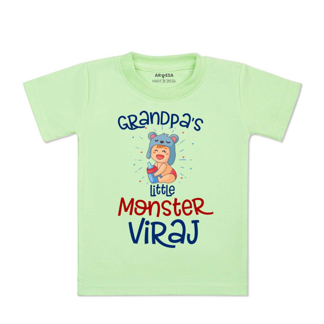 Arvesa Grandpa Little Monster Baby Boy & Girl Dress