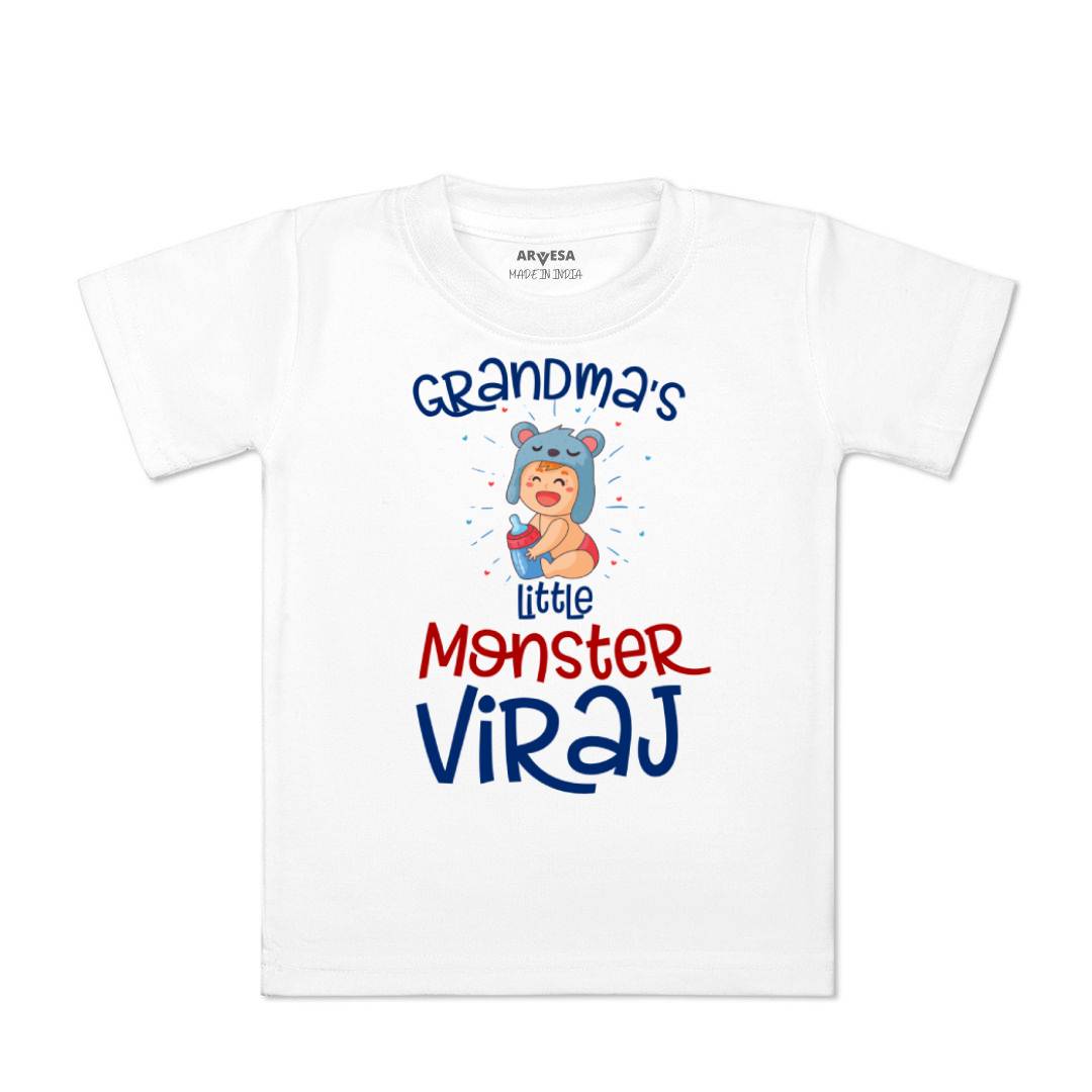 Arvesa Grandma Little Monster Baby Boy & Girl Dress