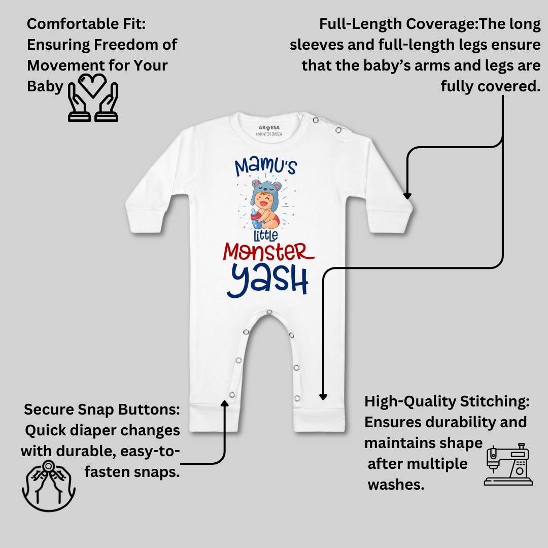 Arvesa Mamu Little Monster Baby Boy & Girl Dress