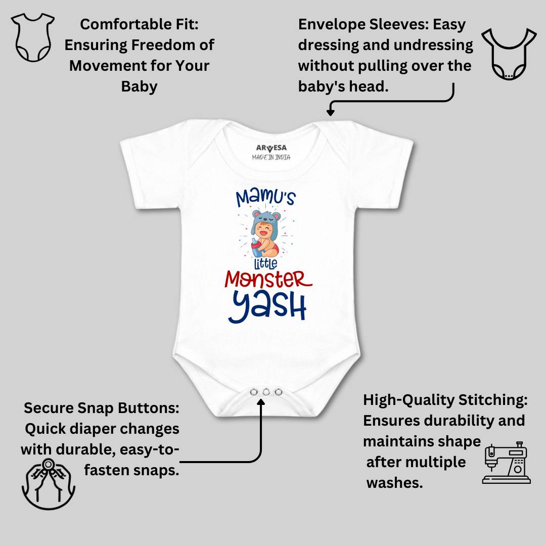 Arvesa Mamu Little Monster Baby Boy & Girl Dress
