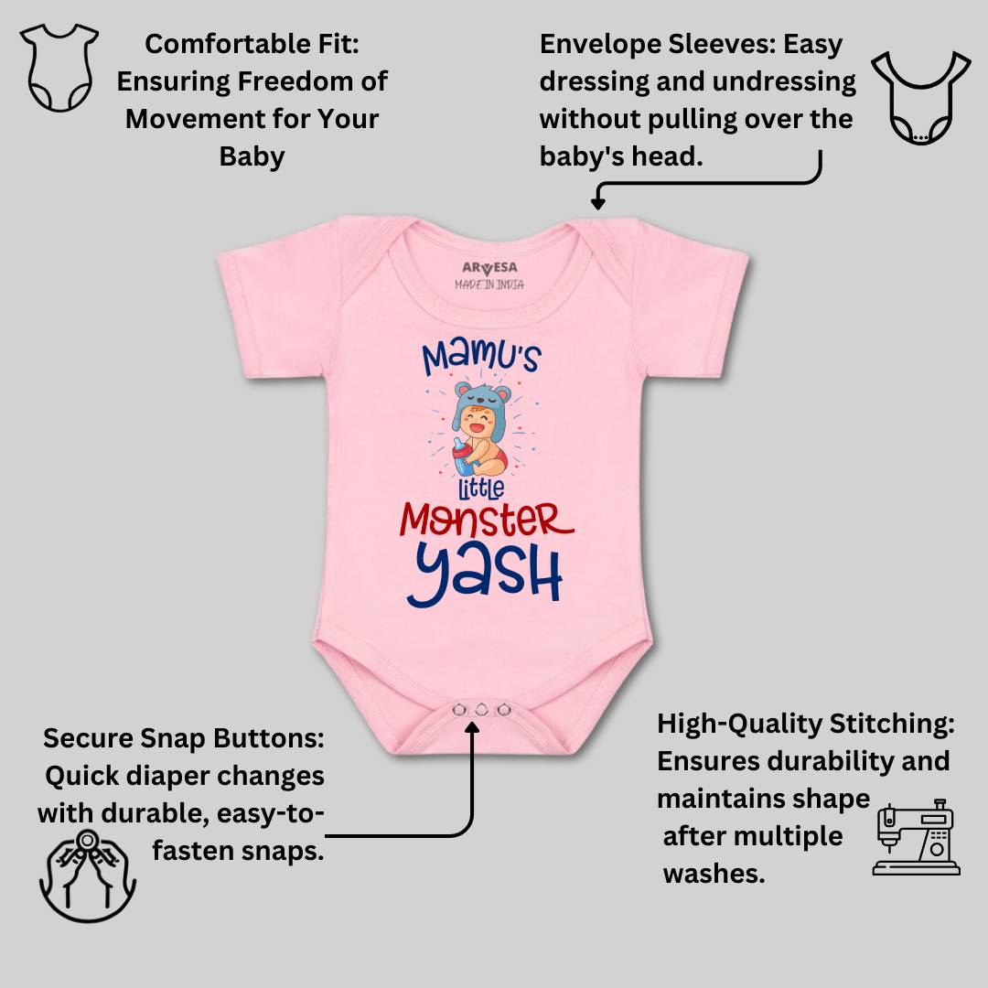 Arvesa Mamu Little Monster Baby Boy & Girl Dress
