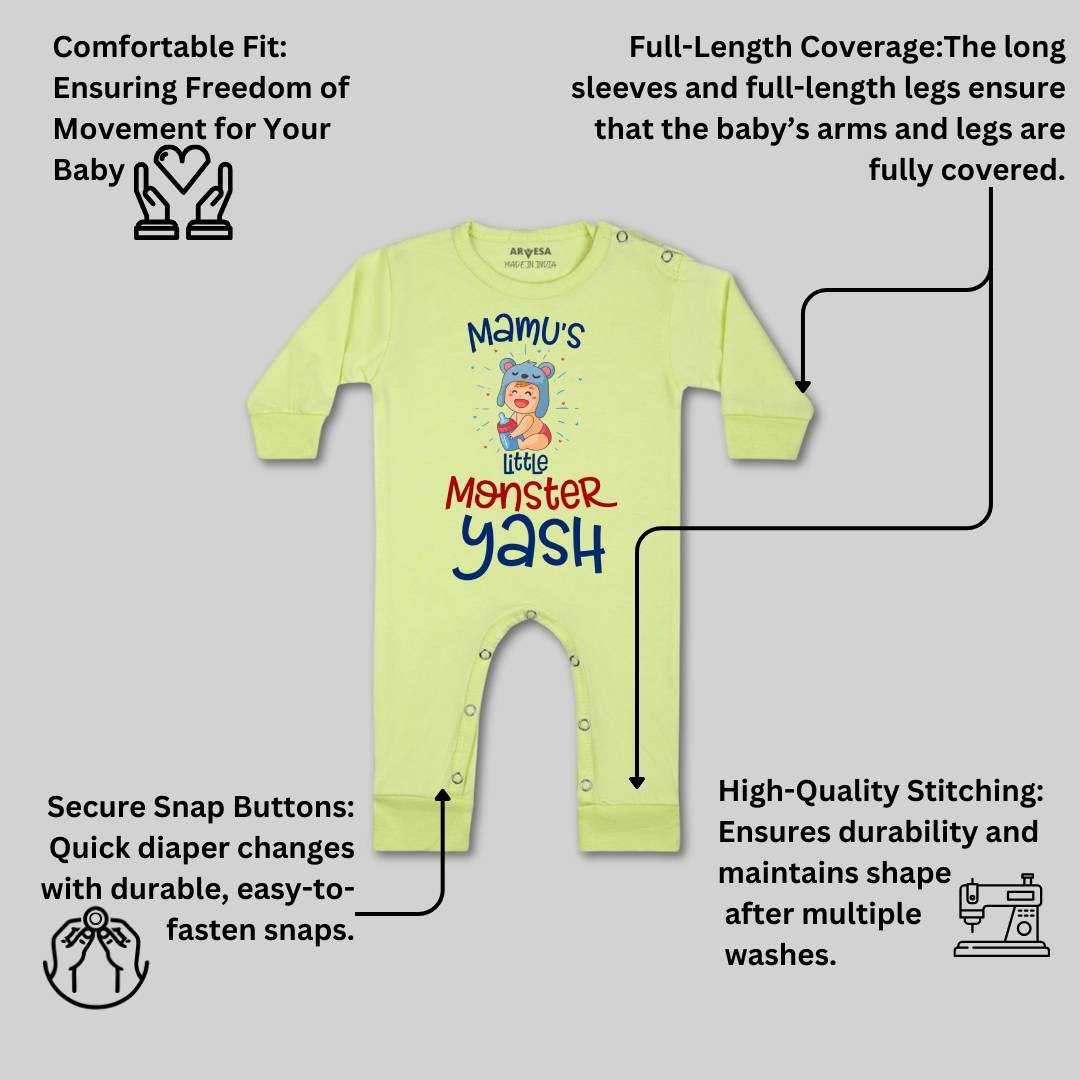 Arvesa Mamu Little Monster Baby Boy & Girl Dress