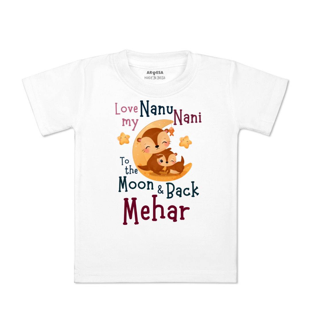Arvesa Nanu Nani Love Moon & Back Baby Boy & Girl Dress