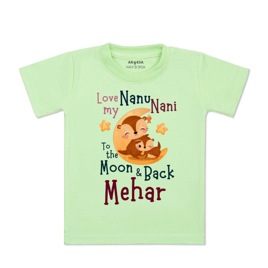 Arvesa Nanu Nani Love Moon & Back Baby Boy & Girl Dress