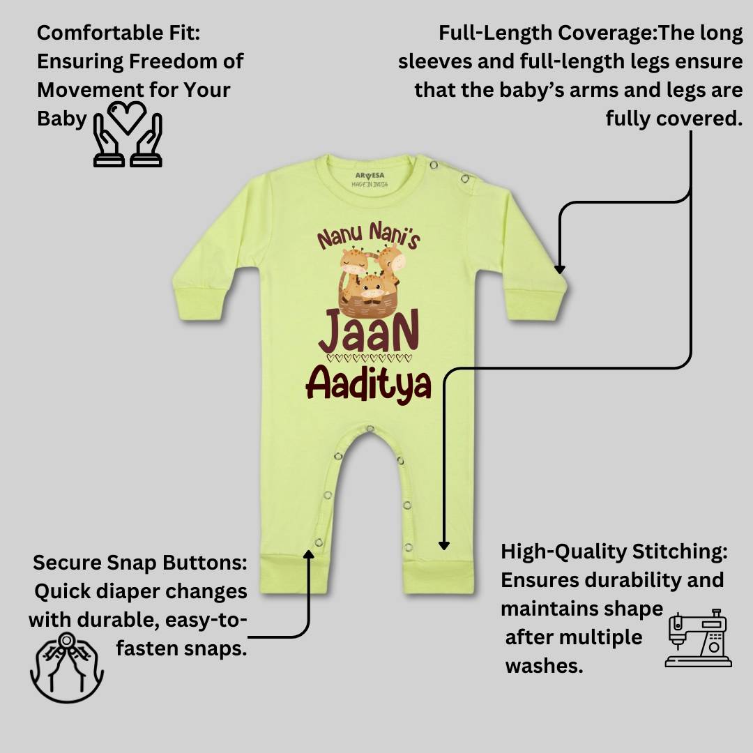 Arvesa Nanu Nani'S Jaan Baby Boy & Girl Dress