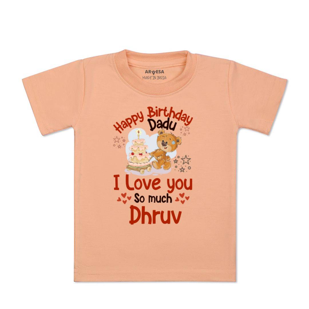 Arvesa Happy Birthday Dadu Baby Boy & Girl Dress