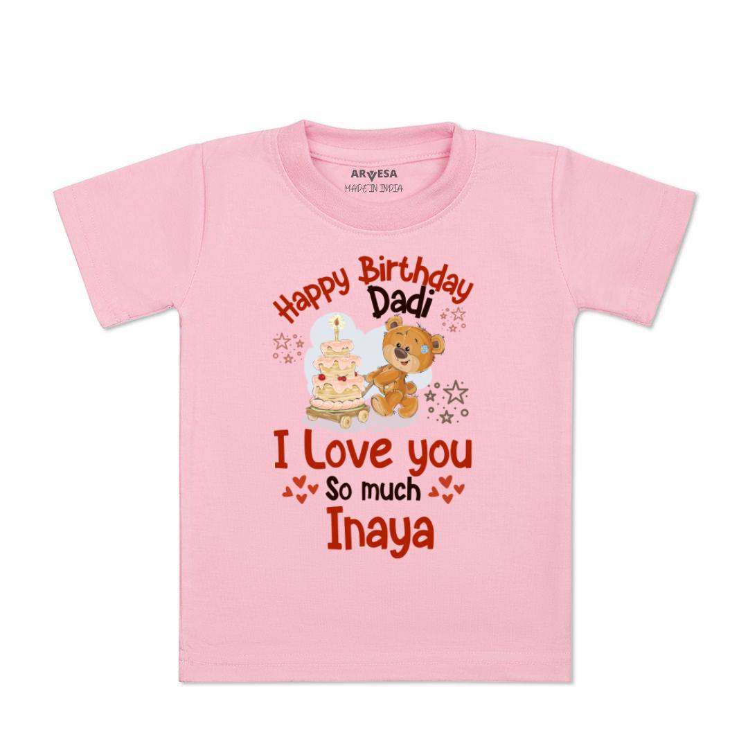 Arvesa Happy Birthday Dadi Baby Boy & Girl Dress