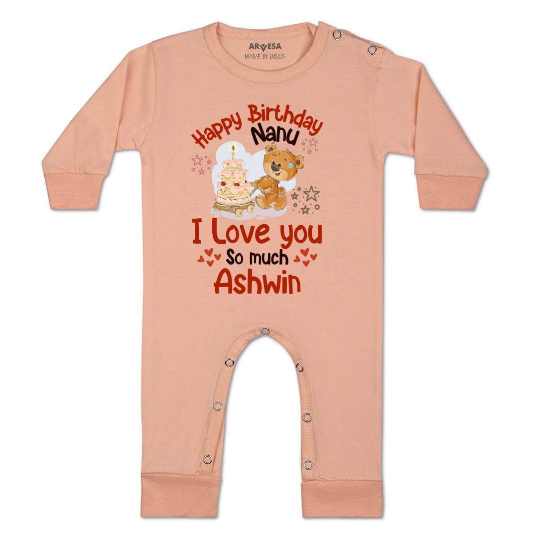 Arvesa Happy Birthday Nanu Baby Boy & Girl Dress