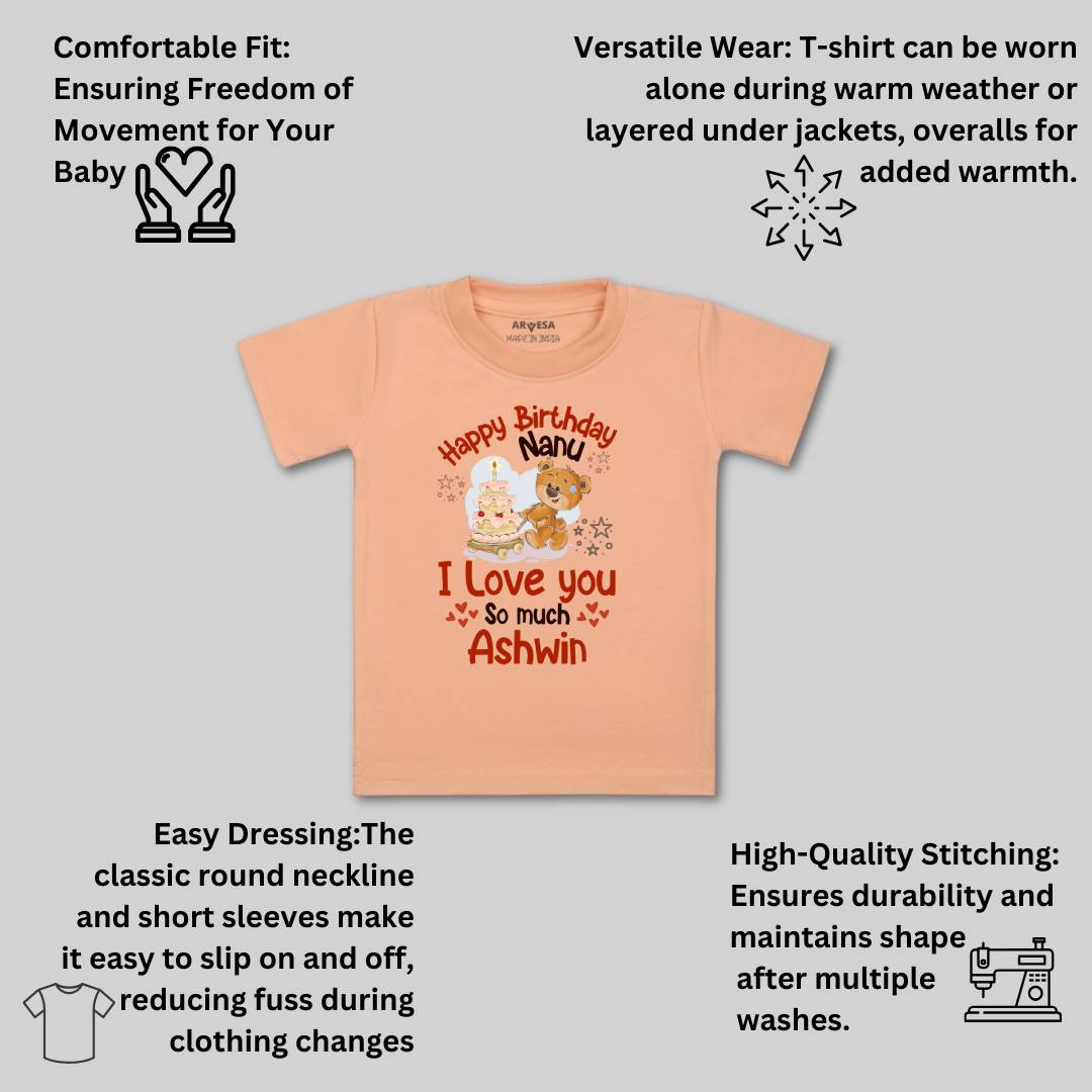Arvesa Happy Birthday Nanu Baby Boy & Girl Dress