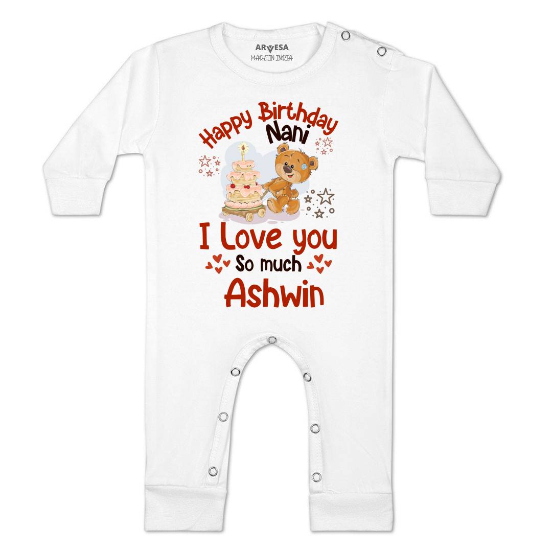 Arvesa Happy Birthday Nani Baby Boy & Girl Dress