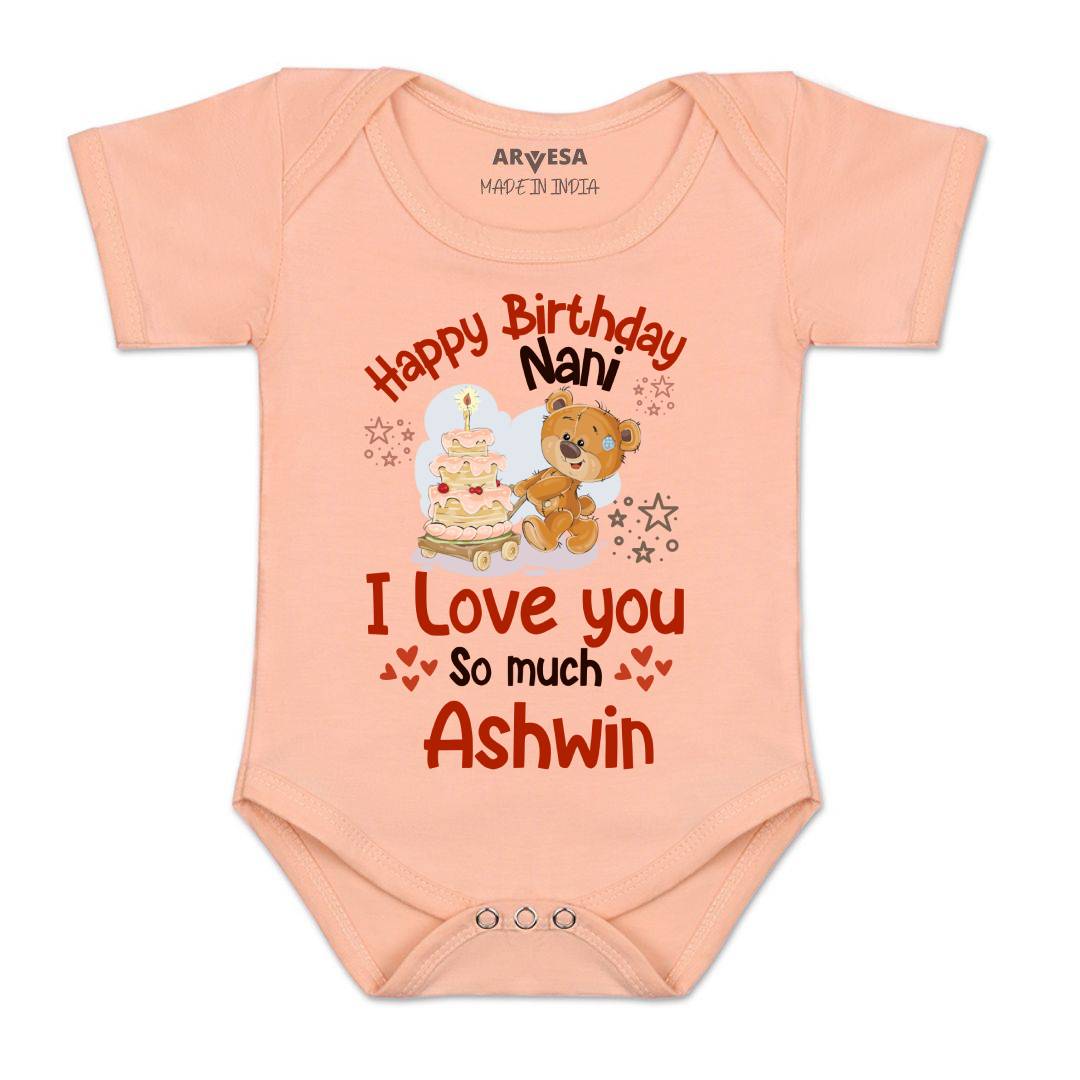Arvesa Happy Birthday Nani Baby Boy & Girl Dress