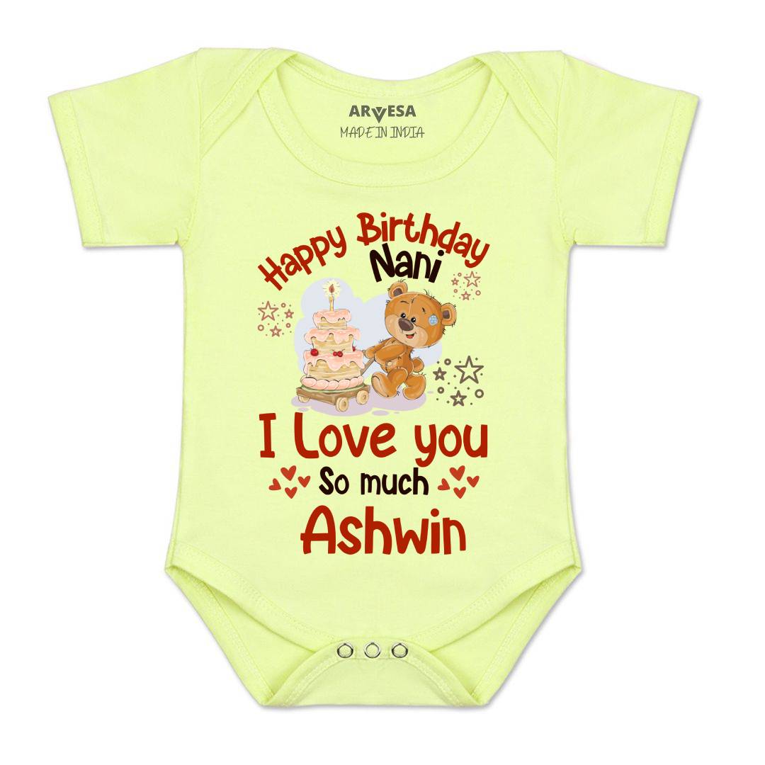 Arvesa Happy Birthday Nani Baby Boy & Girl Dress