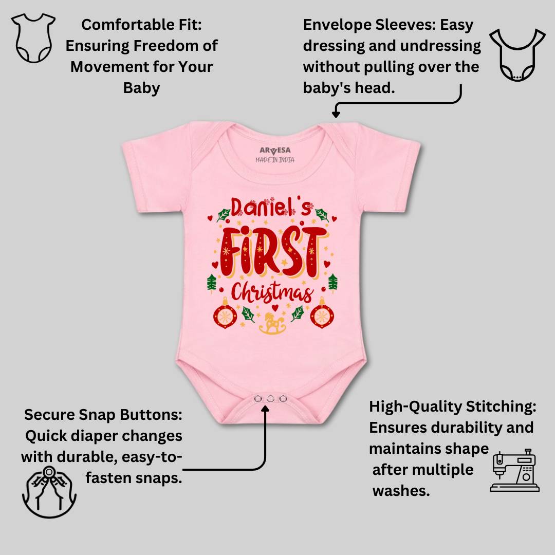 Arvesa My First Christmas  Baby Boy & Girl Dress
