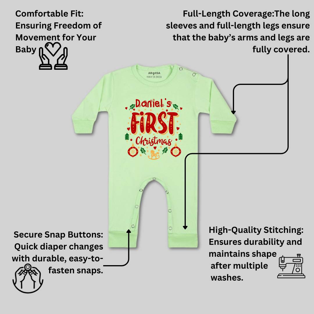 Arvesa My First Christmas  Baby Boy & Girl Dress