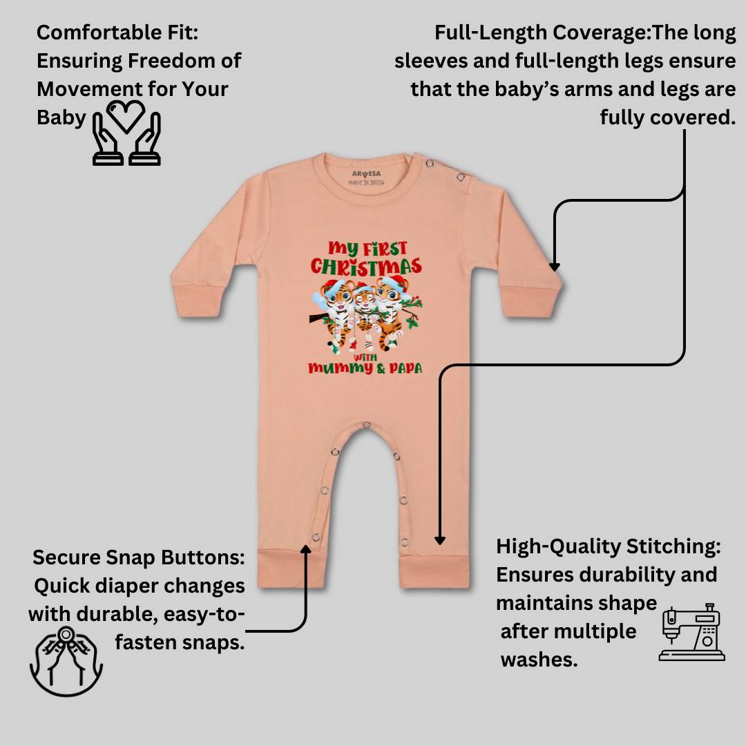 Arvesa Design-1270 Christmas My First Baby Boy and Baby Girl Dress .