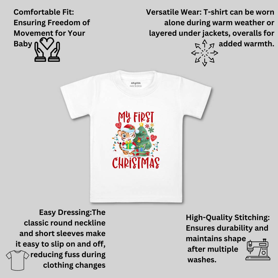 Arvesa Design-1271 Christmas My First Baby Boy and Baby Girl Dress .