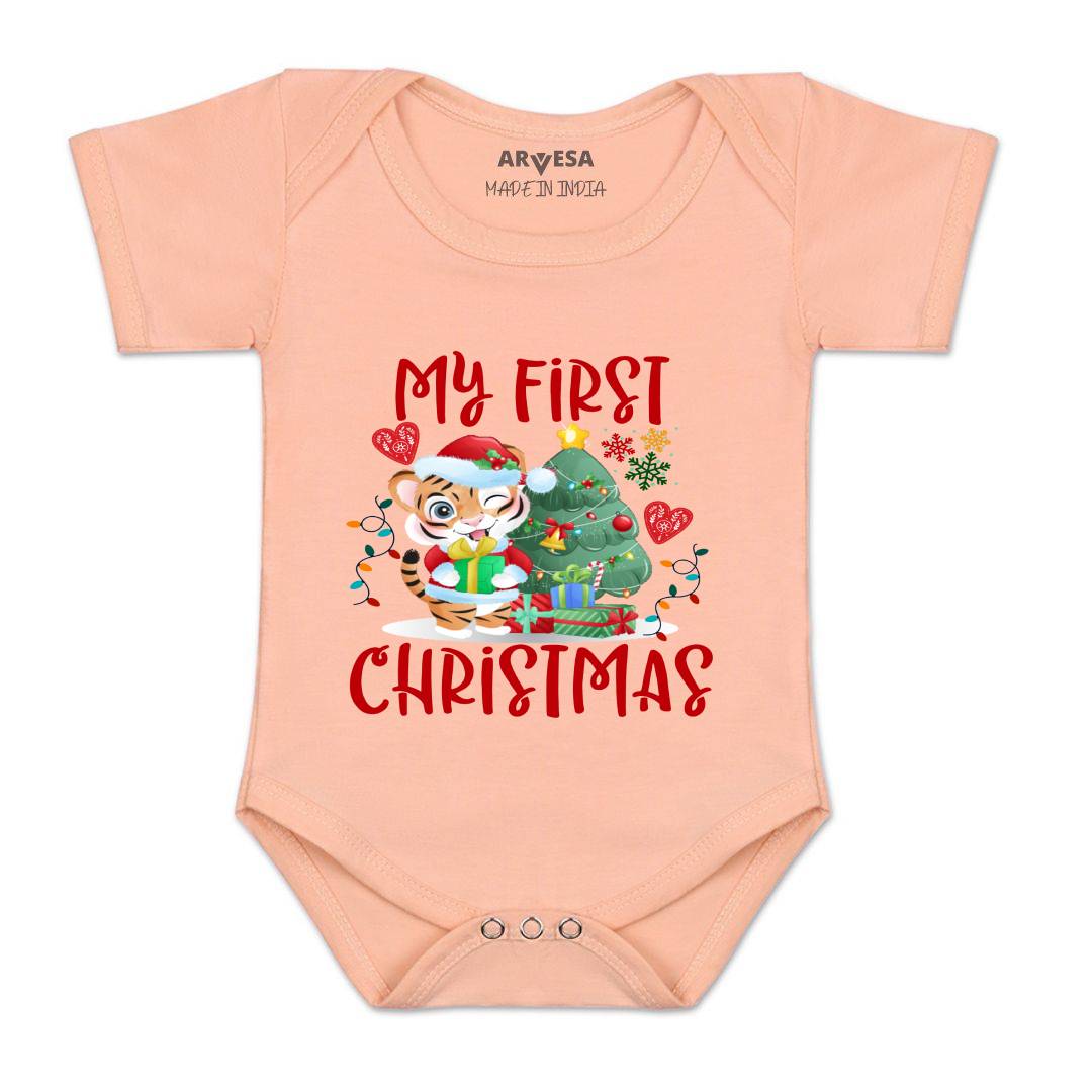 Arvesa Design-1271 Christmas My First Baby Boy and Baby Girl Dress .