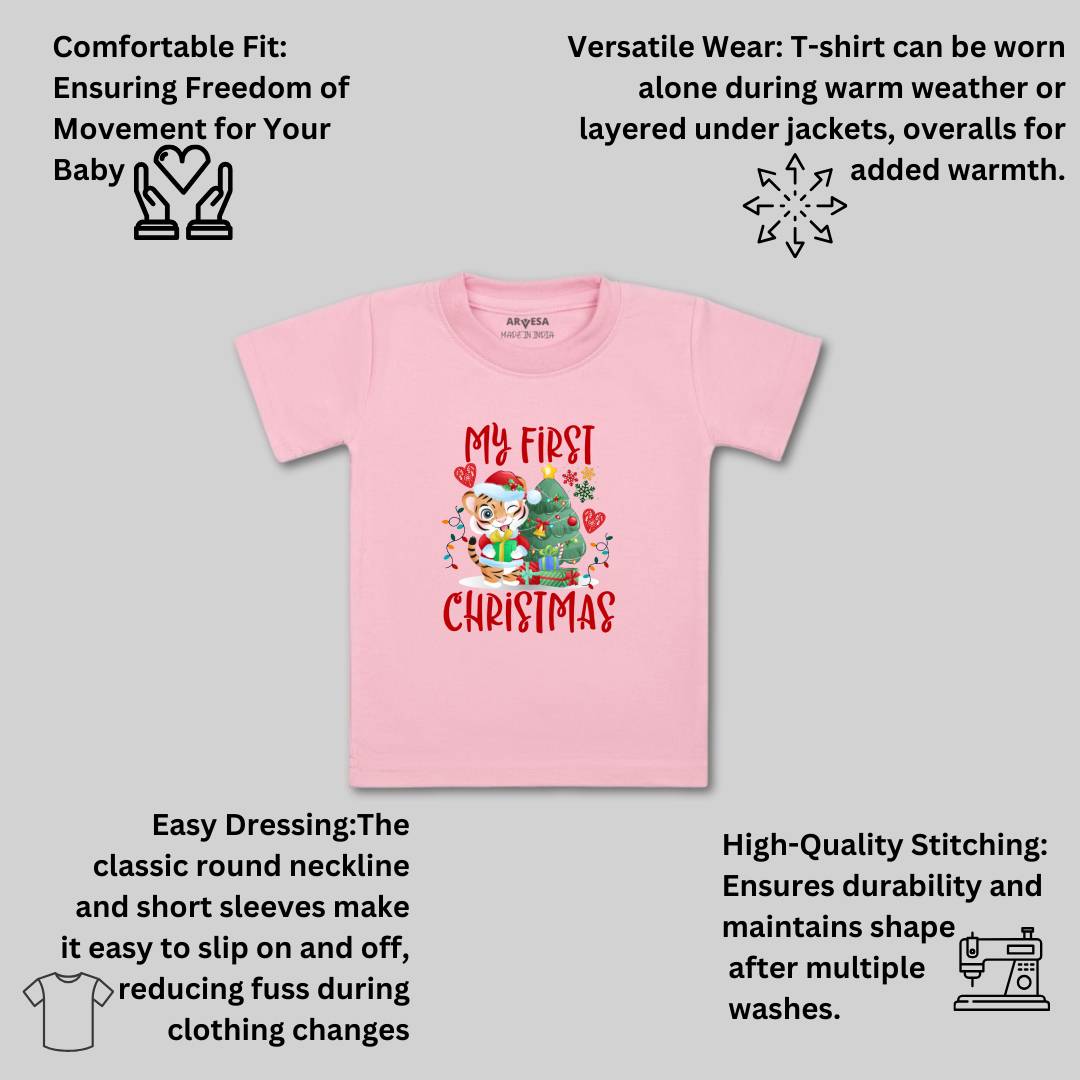Arvesa Design-1271 Christmas My First Baby Boy and Baby Girl Dress .