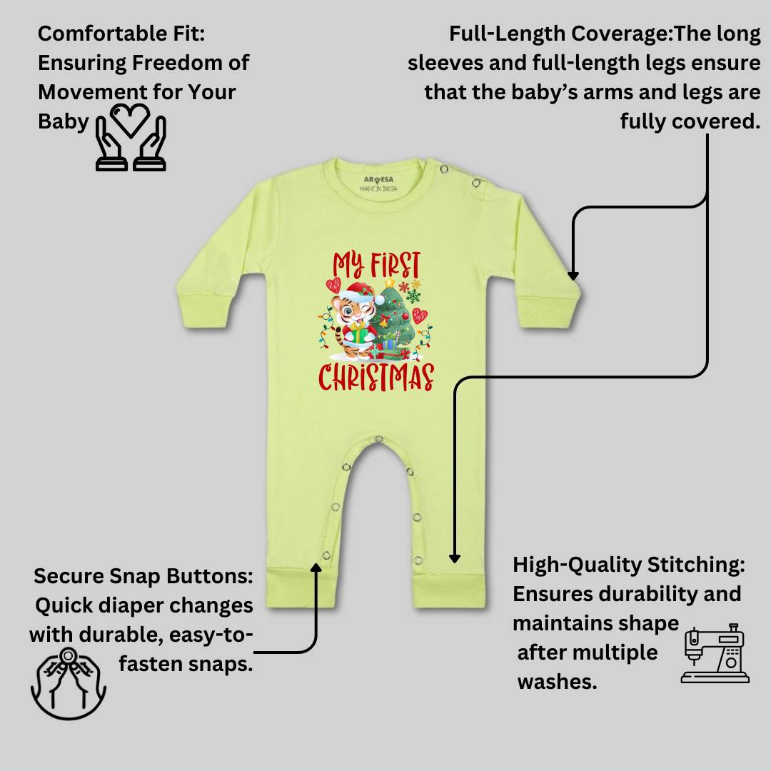 Arvesa Design-1271 Christmas My First Baby Boy and Baby Girl Dress .