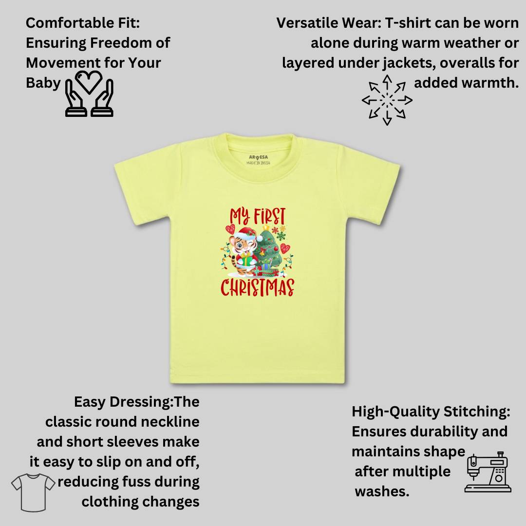 Arvesa Design-1271 Christmas My First Baby Boy and Baby Girl Dress .