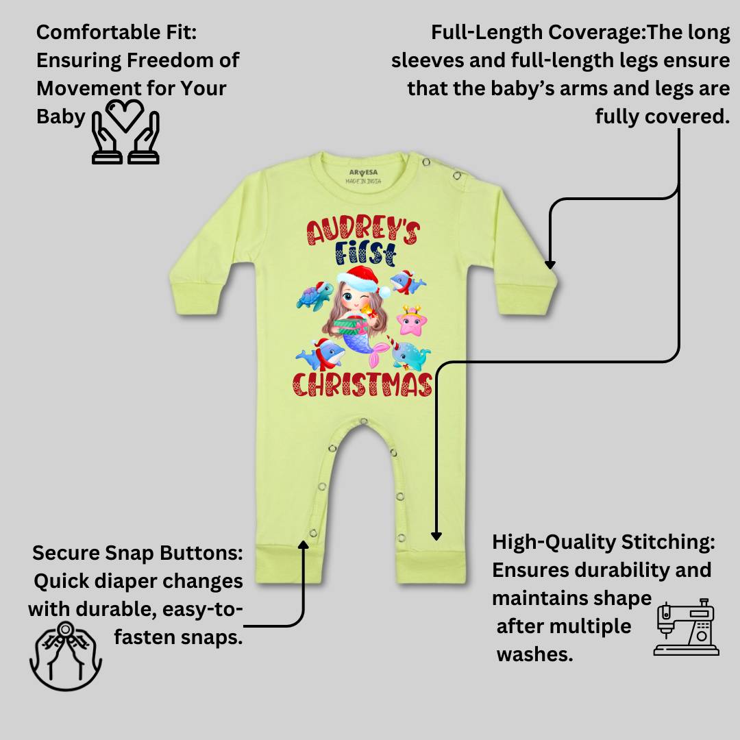 Arvesa My First Christmas  Baby Boy & Girl Dress