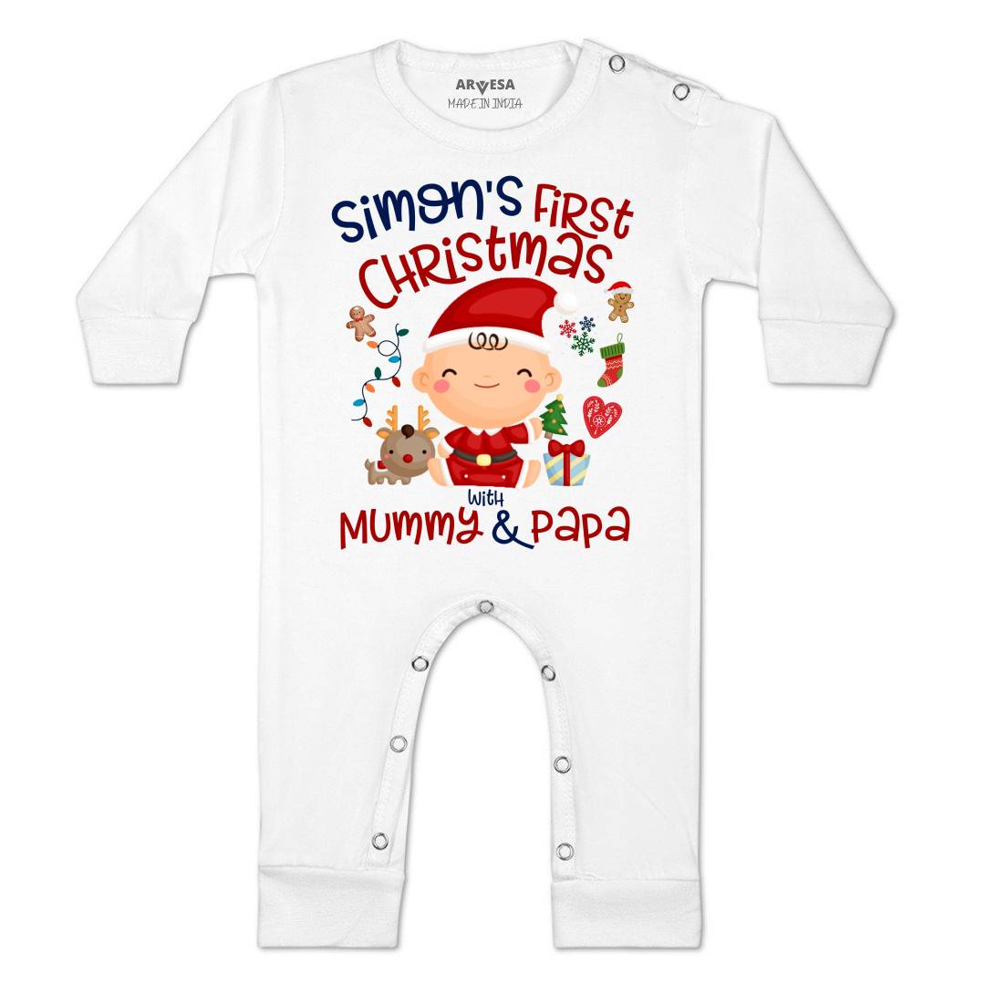 Arvesa My First Christmas  Baby Boy & Girl Dress