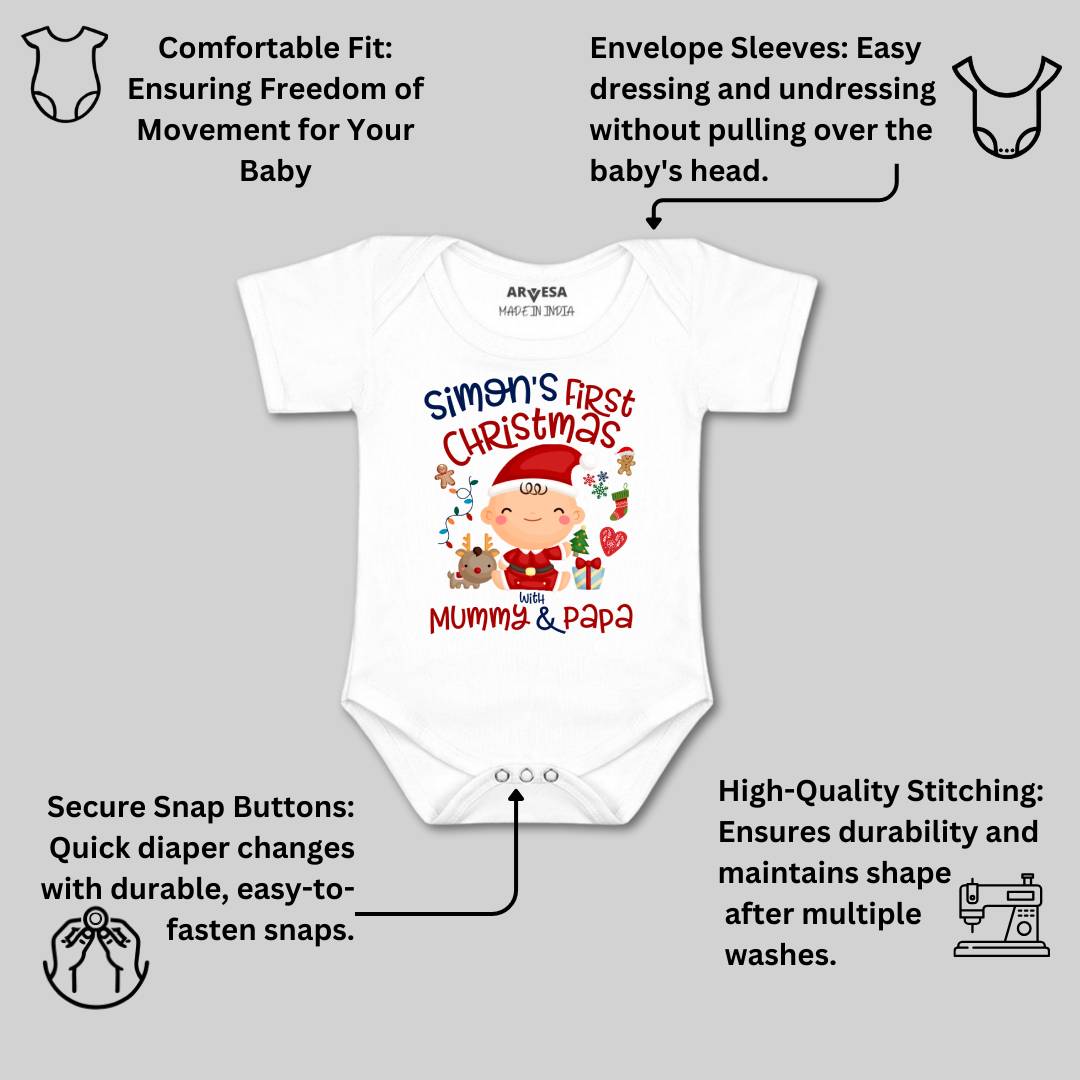 Arvesa My First Christmas  Baby Boy & Girl Dress