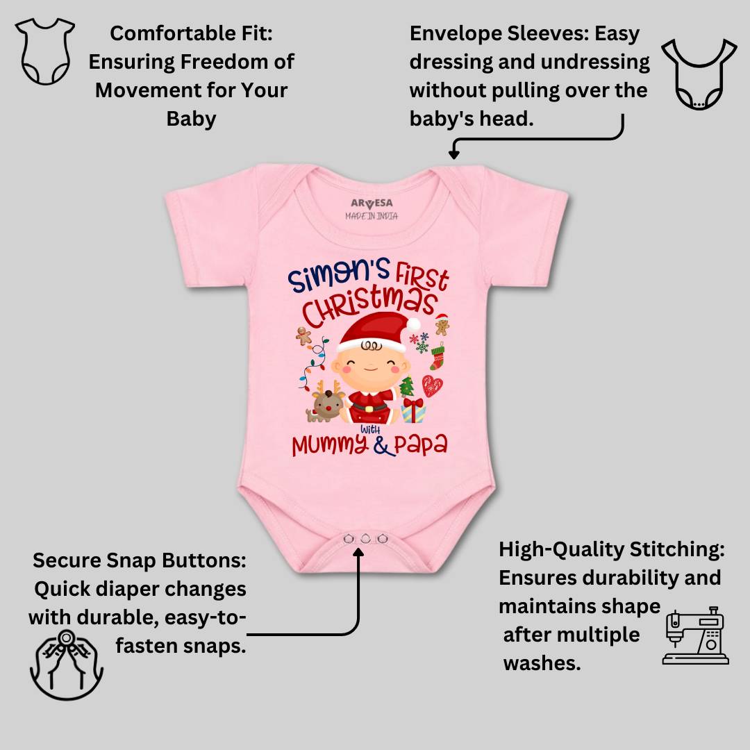 Arvesa My First Christmas  Baby Boy & Girl Dress