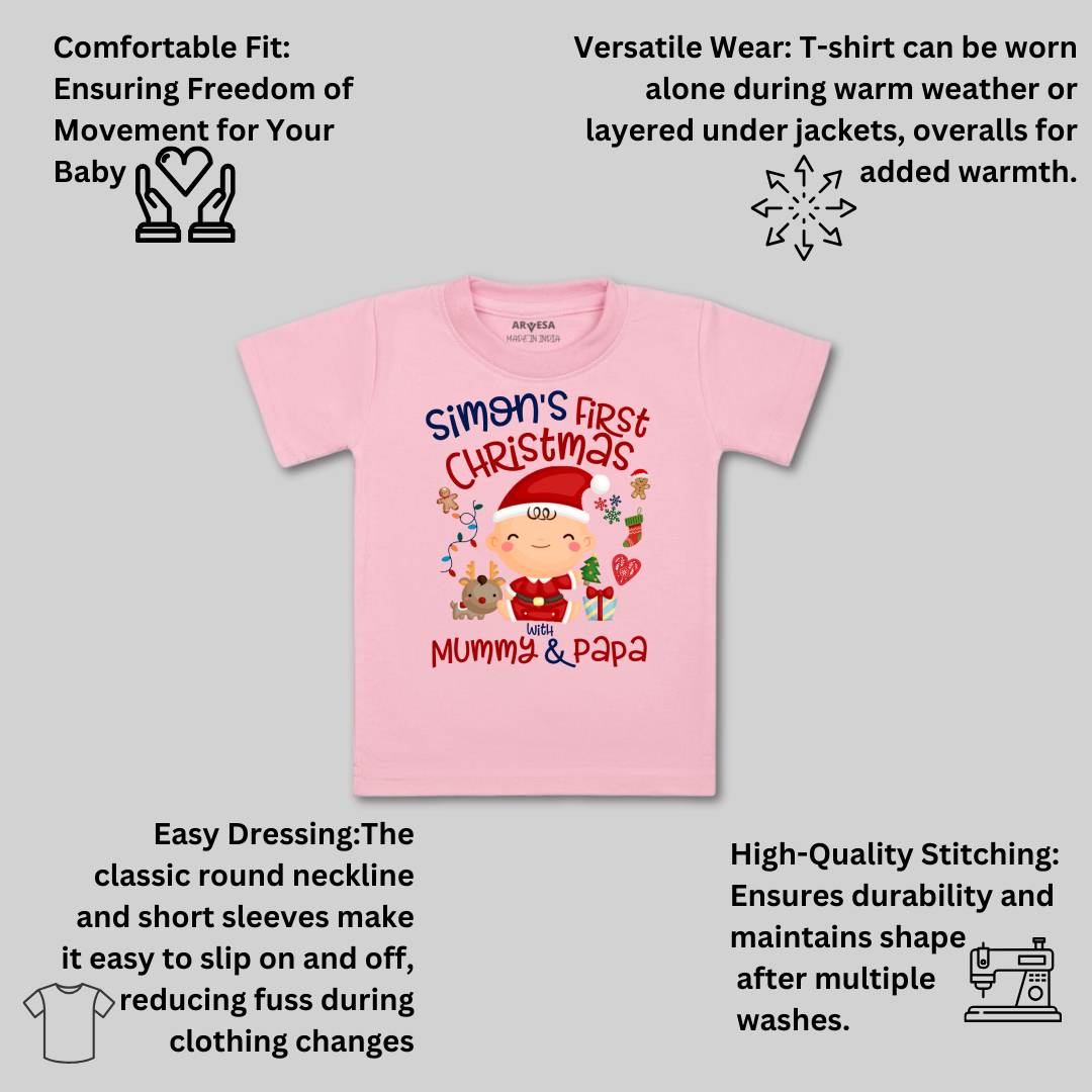 Arvesa My First Christmas  Baby Boy & Girl Dress