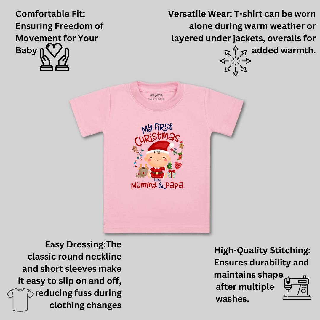 Arvesa Design-1273 Christmas My First Baby Boy and Baby Girl Dress .
