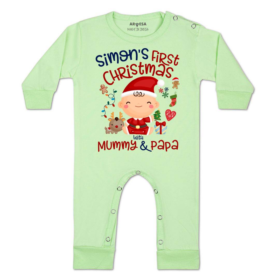 Arvesa My First Christmas  Baby Boy & Girl Dress