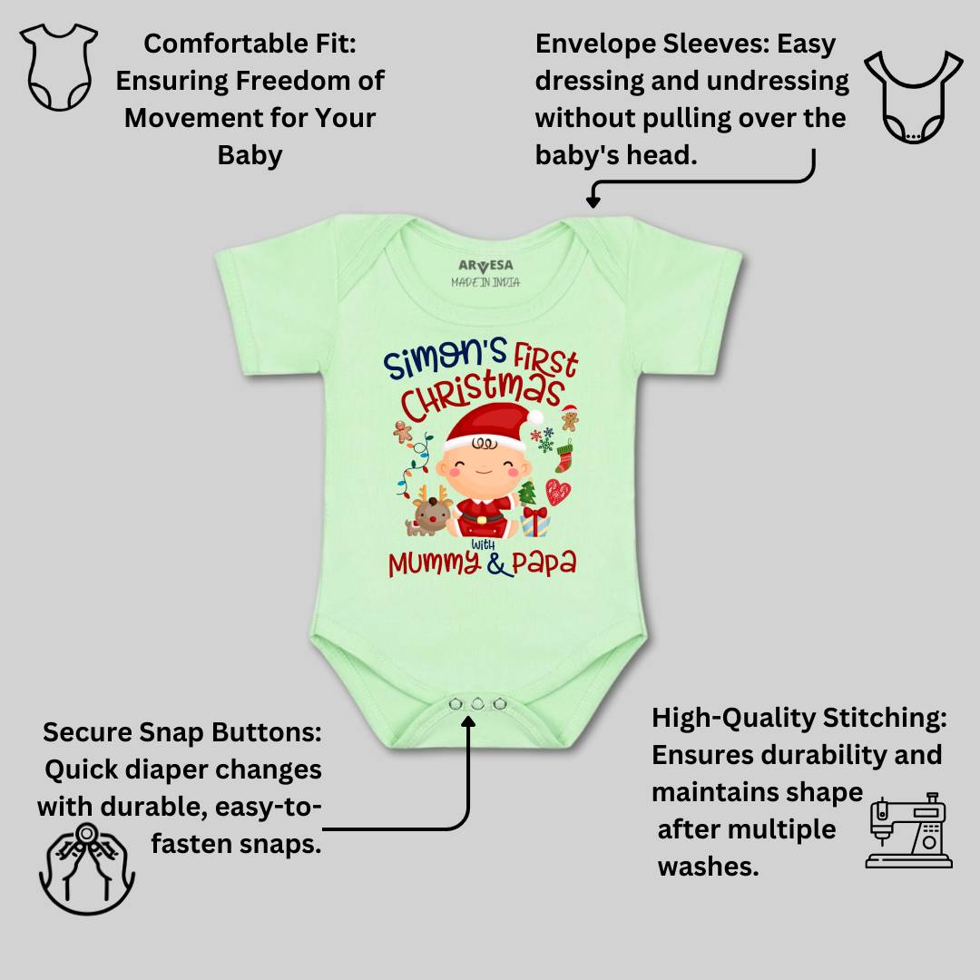 Arvesa My First Christmas  Baby Boy & Girl Dress