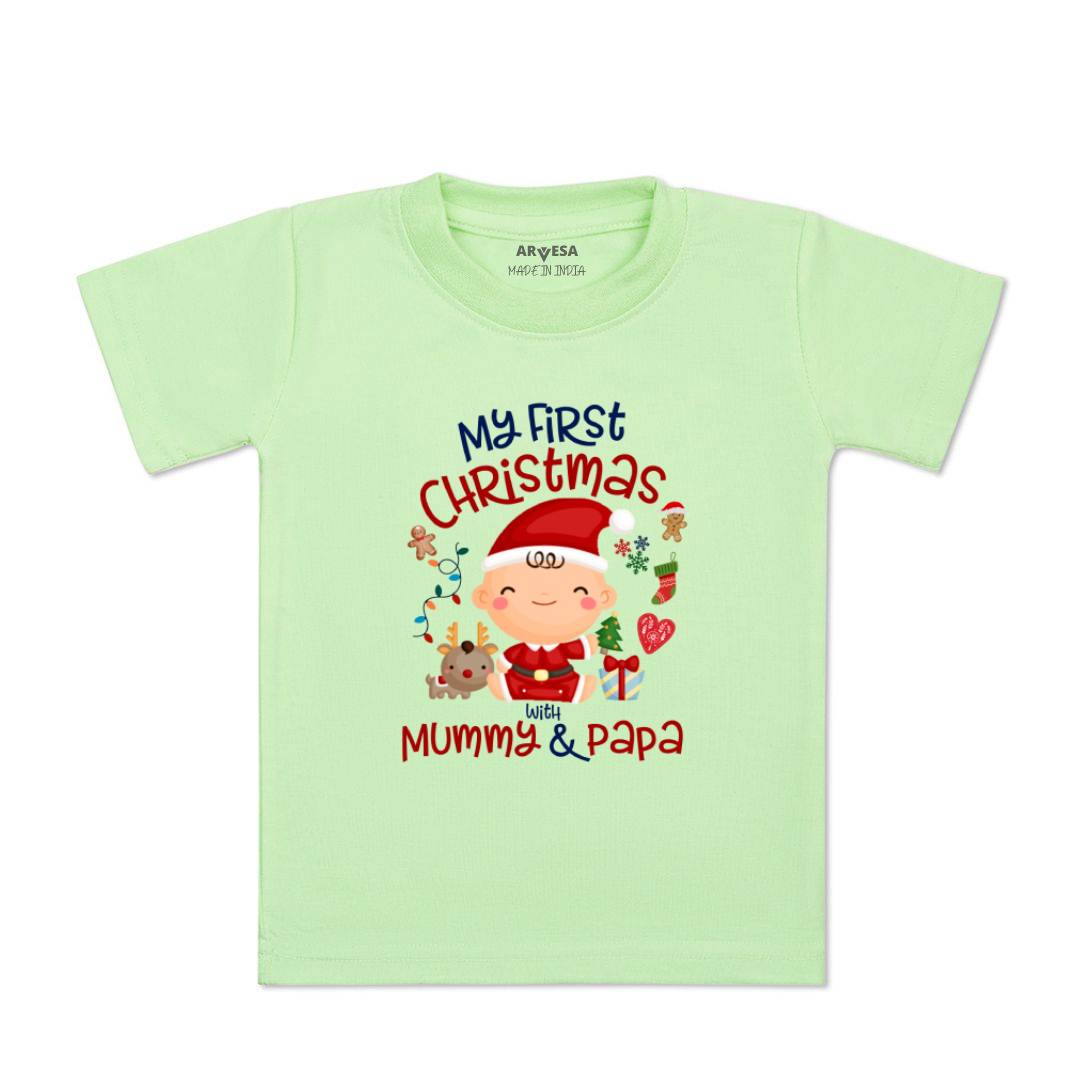 Arvesa Design-1273 Christmas My First Baby Boy and Baby Girl Dress .