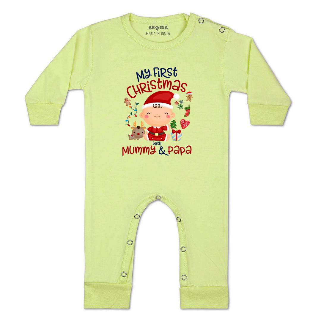 Arvesa Design-1273 Christmas My First Baby Boy and Baby Girl Dress .