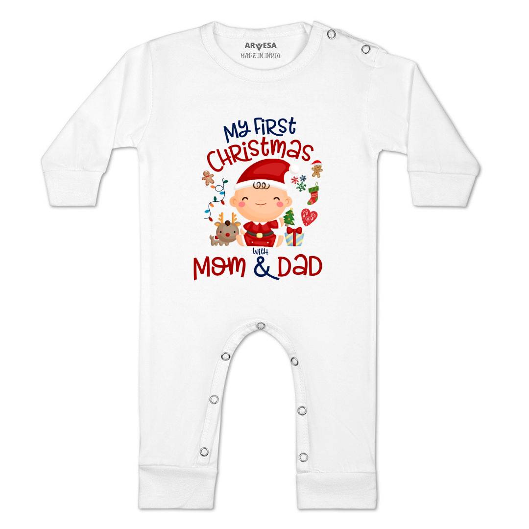 Arvesa Design-1283 Christmas My First Baby Boy and Baby Girl Dress .
