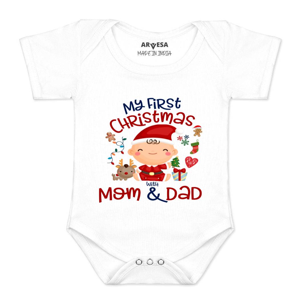 Arvesa Design-1283 Christmas My First Baby Boy and Baby Girl Dress .