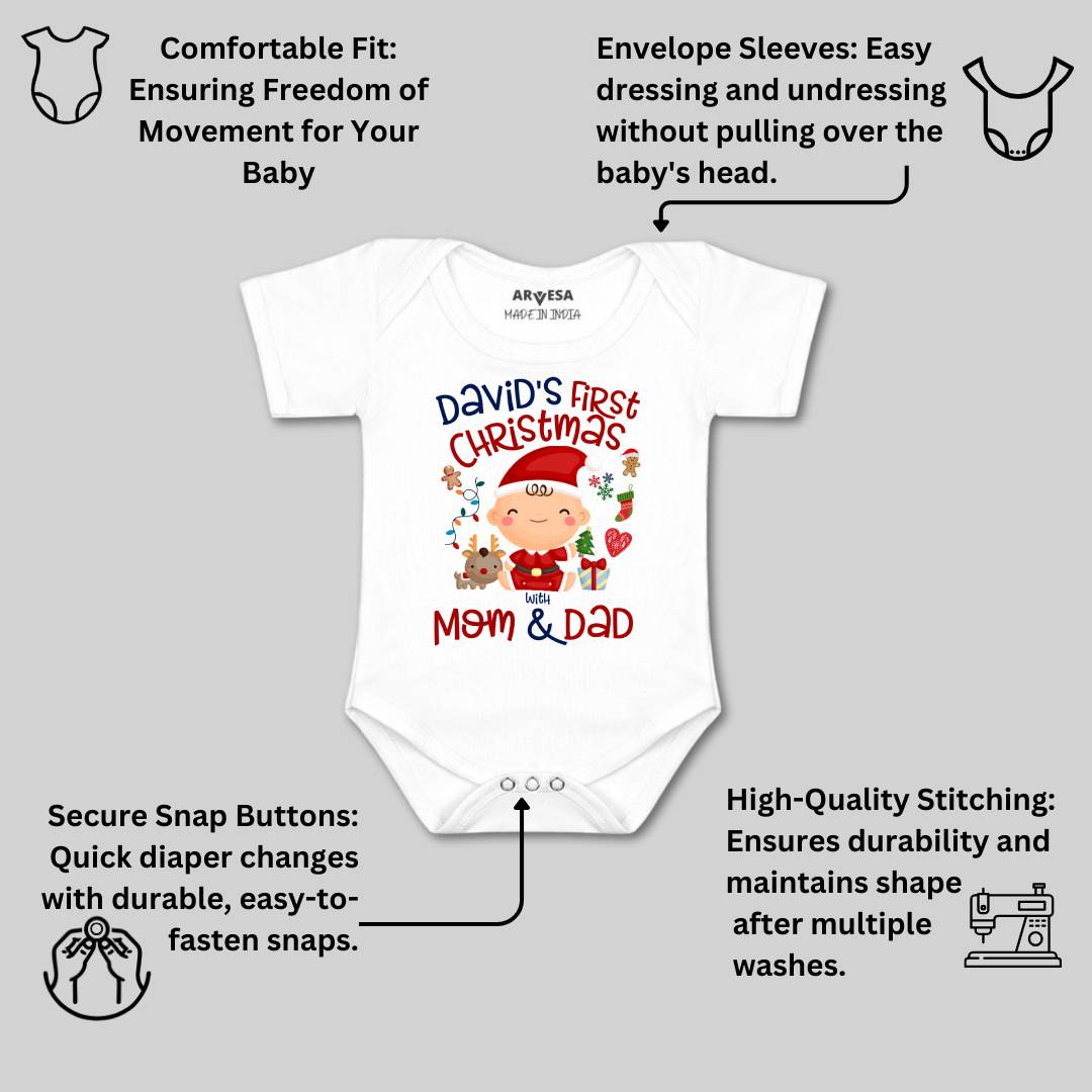 Arvesa My First Christmas  Baby Boy & Girl Dress