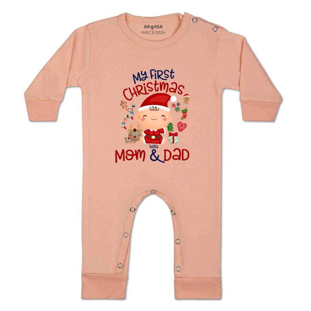 Arvesa Design-1283 Christmas My First Baby Boy and Baby Girl Dress .