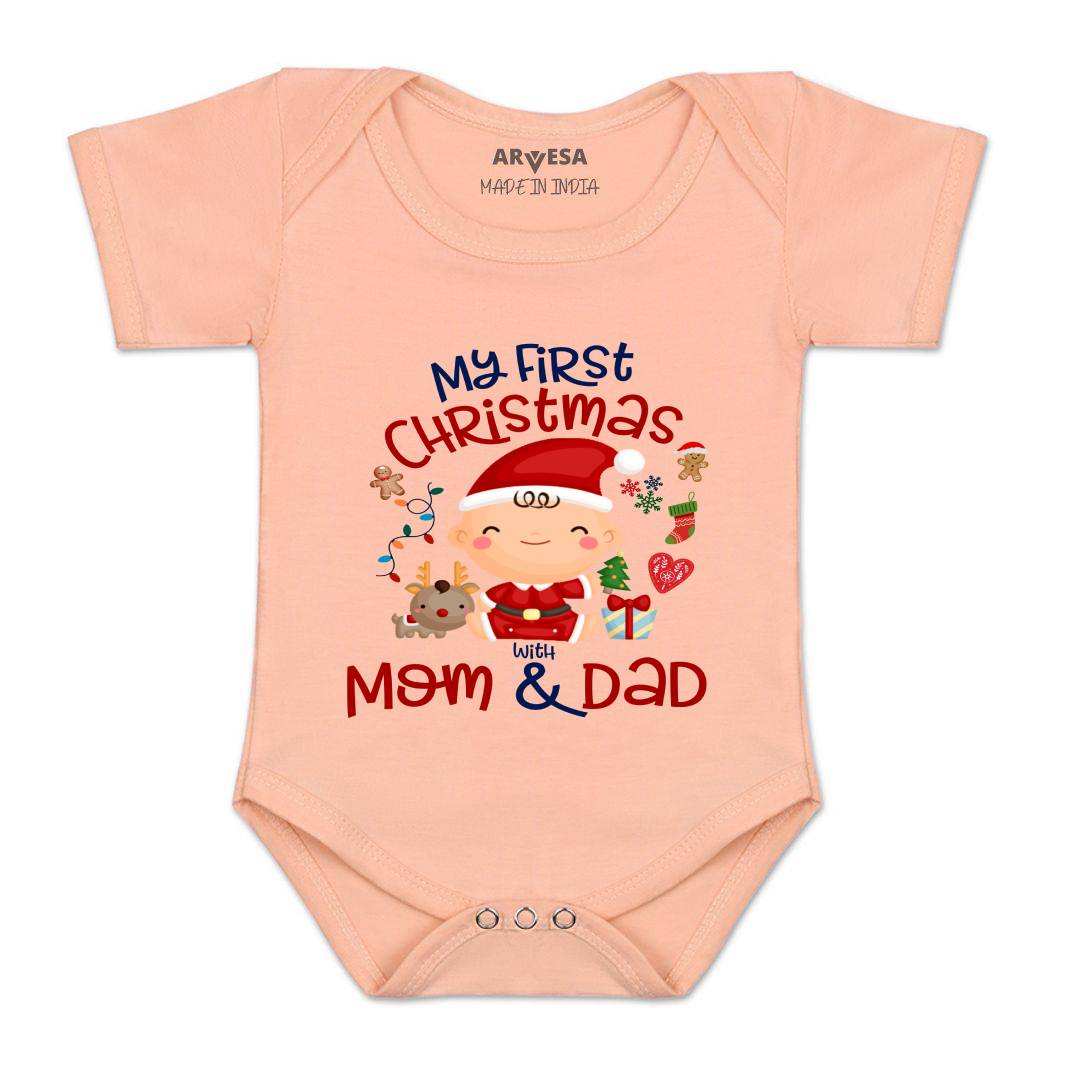 Arvesa Design-1283 Christmas My First Baby Boy and Baby Girl Dress .