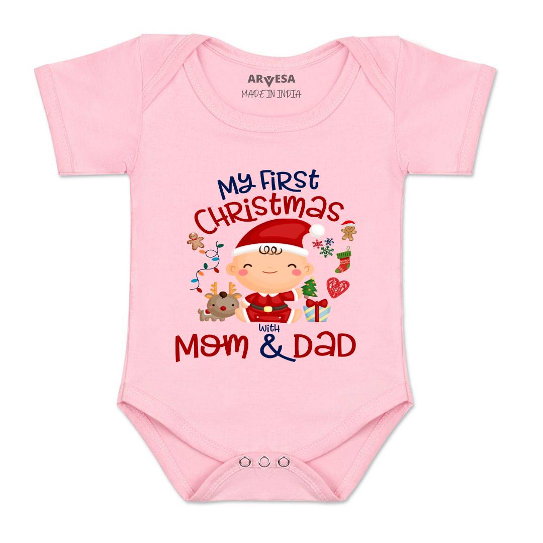 Arvesa Design-1283 Christmas My First Baby Boy and Baby Girl Dress .