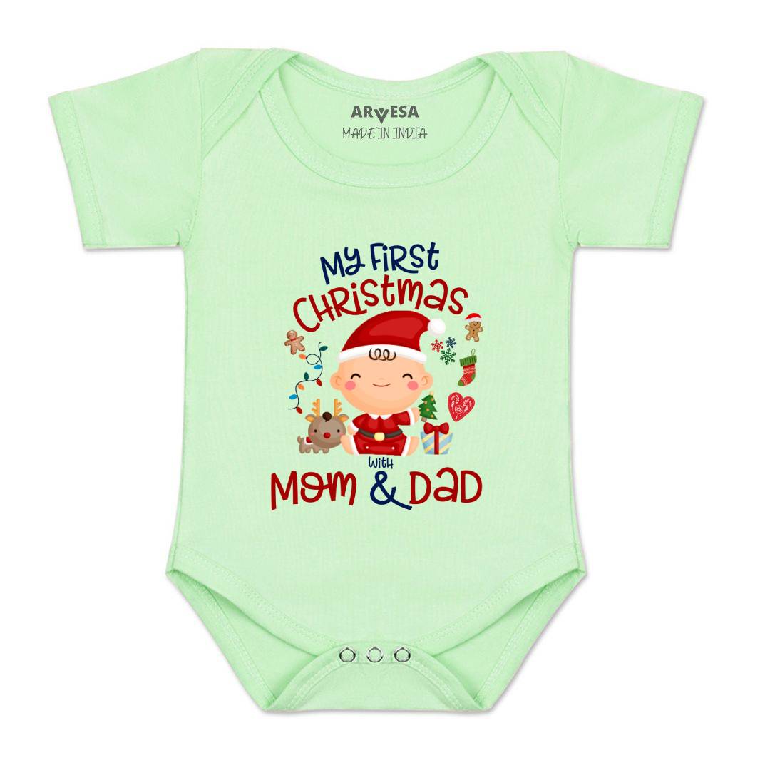 Arvesa Design-1283 Christmas My First Baby Boy and Baby Girl Dress .