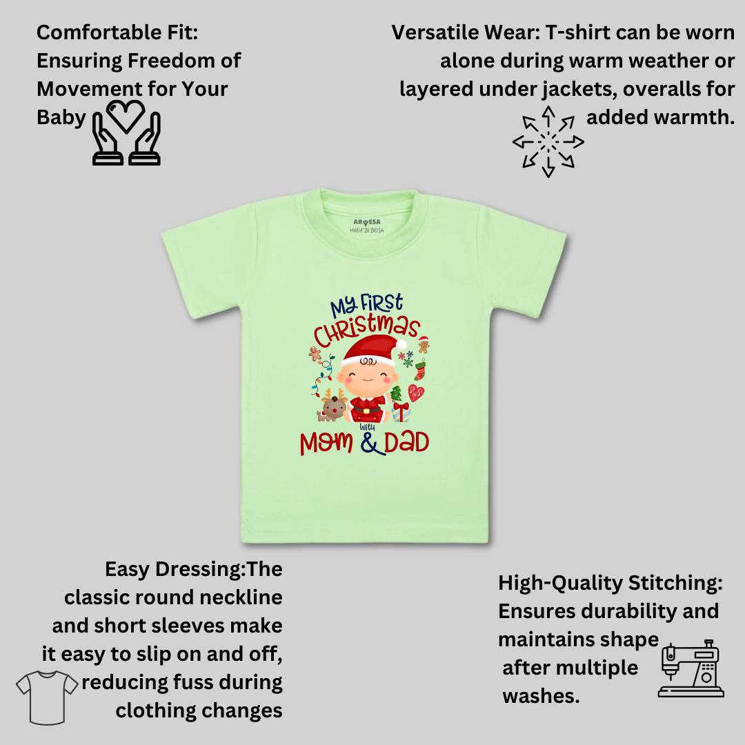 Arvesa Design-1283 Christmas My First Baby Boy and Baby Girl Dress .