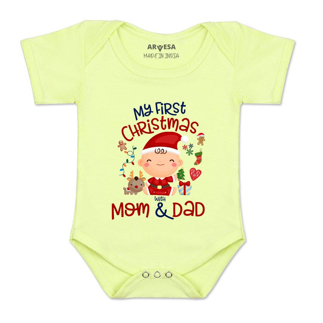 Arvesa Design-1283 Christmas My First Baby Boy and Baby Girl Dress .
