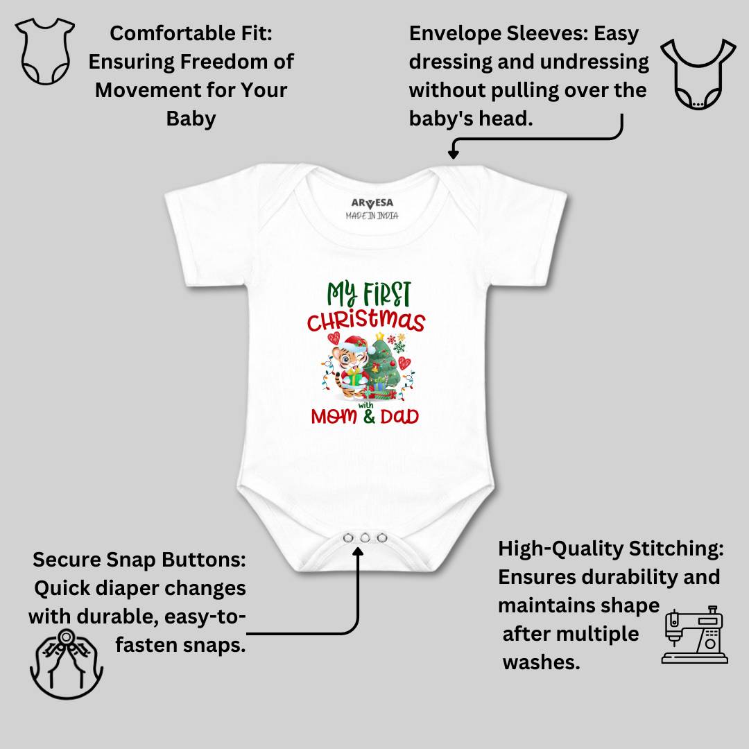 Arvesa Design-1284 Christmas My First Baby Boy and Baby Girl Dress .