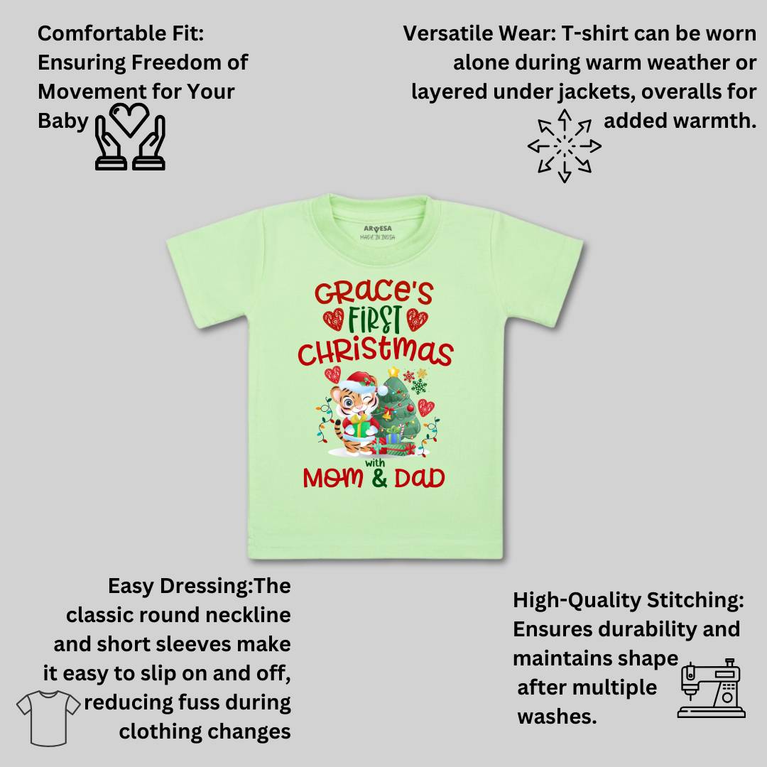 Arvesa My First Christmas  Baby Boy & Girl Dress
