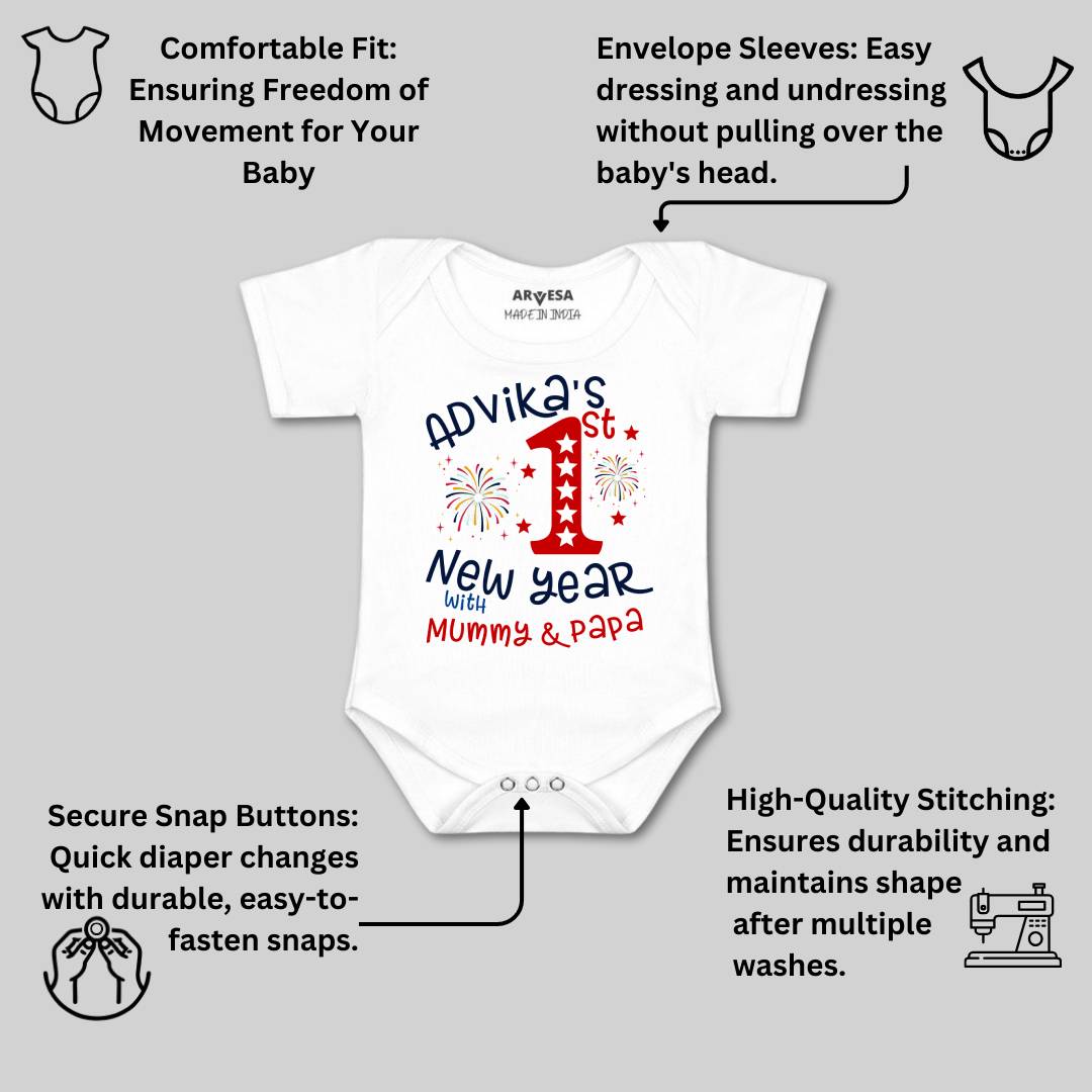 Arvesa My First New Year  Baby Boy & Girl Dress