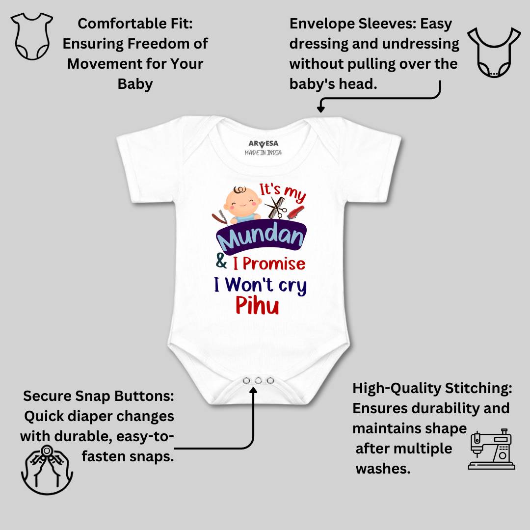 Arvesa I Promise I wont Cry Baby Boy & Girl Dress