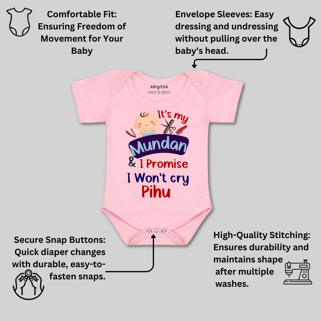 Arvesa I Promise I wont Cry Baby Boy & Girl Dress