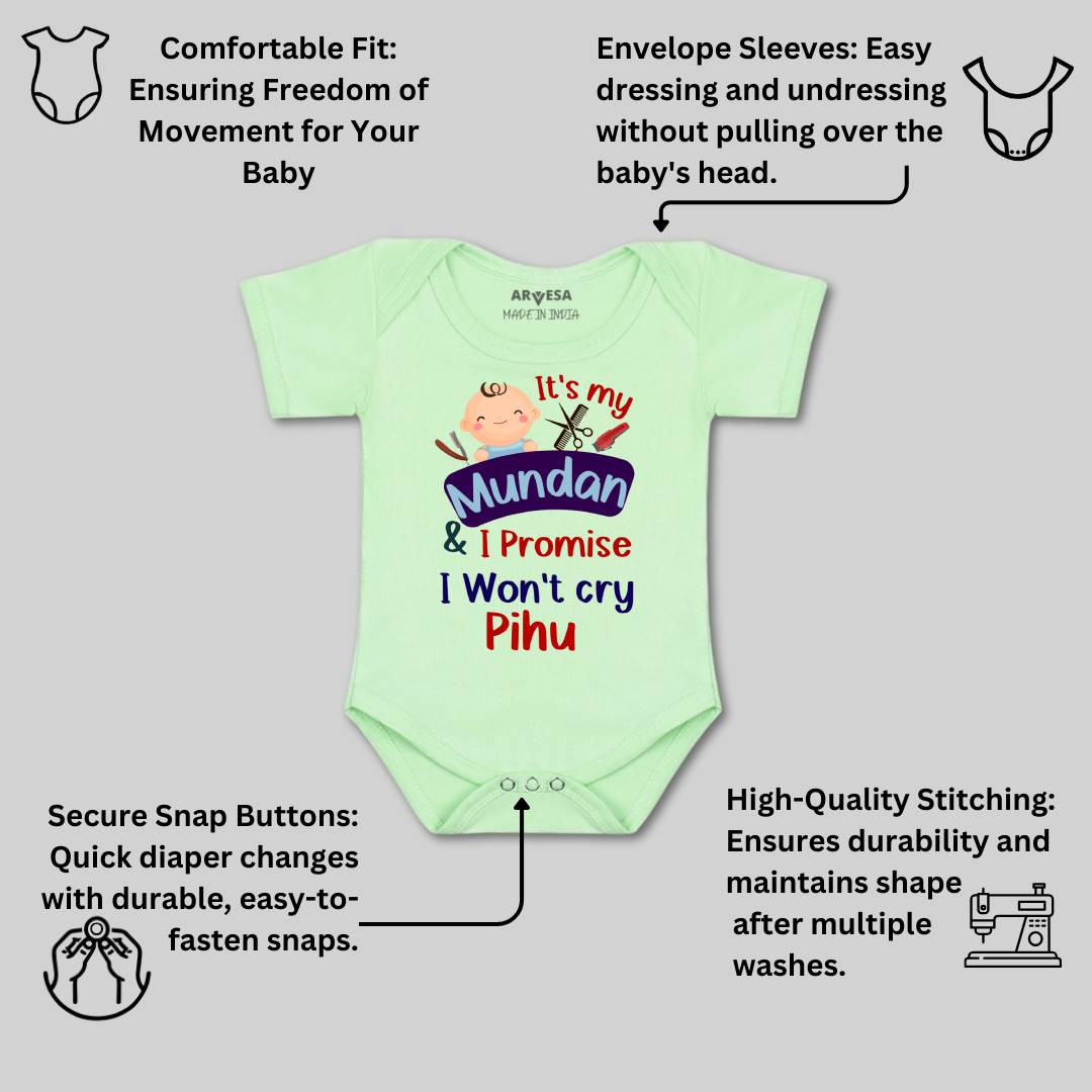 Arvesa I Promise I wont Cry Baby Boy & Girl Dress